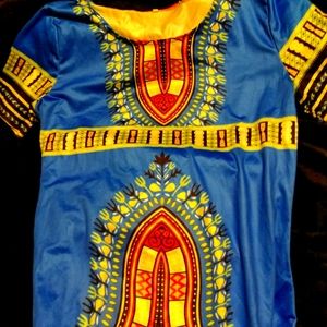 Cute Aztec Southwest design dress XL